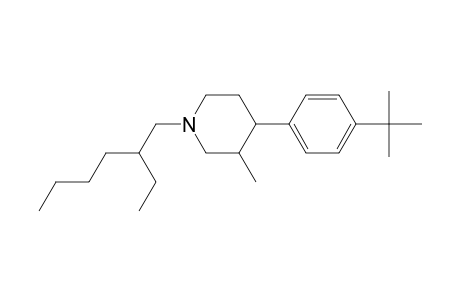 Piperidine, 4-[4-(1,1-dimethylethyl)phenyl]-1-(2-ethylhexyl)-3-methyl-