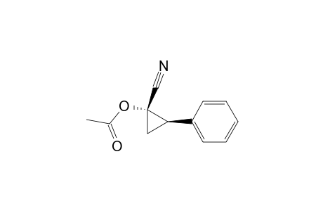 cis-1-Acetoxy-1-cyano-2-phenylcyclopropane