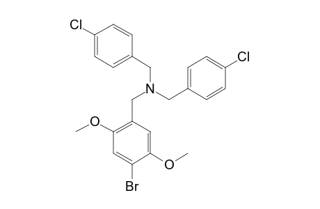 N,N-Bis(4-chlorobenzyl)-4-bromo-2,5-dimethoxybenzylamine