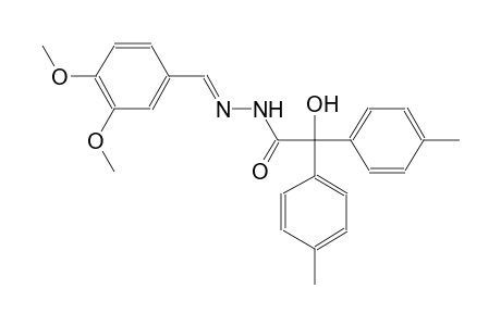 benzeneacetic acid, alpha-hydroxy-4-methyl-alpha-(4-methylphenyl)-, 2-[(E)-(3,4-dimethoxyphenyl)methylidene]hydrazide