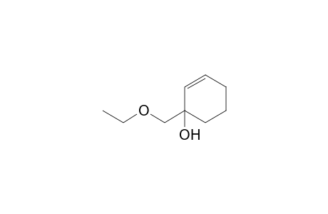 1-(ethoxymethyl)-1-cyclohex-2-enol