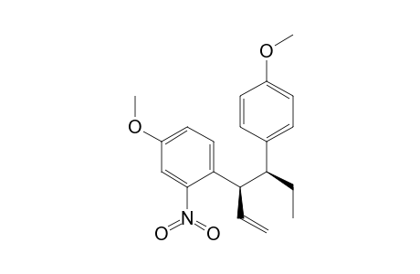(3R*,4S*)-3-(2-Nitro-4-methoxyphenyl)-4-(4-methoxyphenyl)-1-hexene