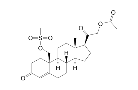21-(Acetyloxy)-19-[(methanesulfonyl)oxy]-pregn-4-ene-3,20-dione