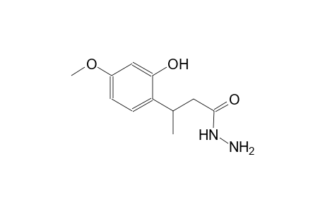 benzenepropanoic acid, 2-hydroxy-4-methoxy-beta-methyl-, hydrazide