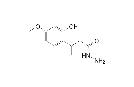 benzenepropanoic acid, 2-hydroxy-4-methoxy-beta-methyl-, hydrazide