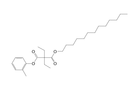 Diethylmalonic acid, 2-methylphenyl tridecyl ester