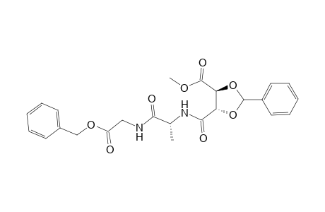 (5S,8S,9S)-1-Benzyl-10-methyl-8,9-(phenylmethylenedioxy)-4,7-dioxo-5-methyl-3,6-diazadecanedicarboxylate