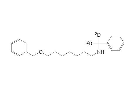 .alpha.-dideuterobenzylamino-.omega.-benzyloxyheptane