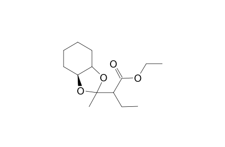 Ethyl (2RS)-3,3-[(1S,2S)-cyclohexane-1,2-dioxy]-2-ethylbutanoate