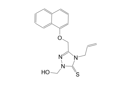 4-allyl-2-(hydroxymethyl)-5-[(1-naphthyloxy)methyl]-2,4-dihydro-3H-1,2,4-triazole-3-thione