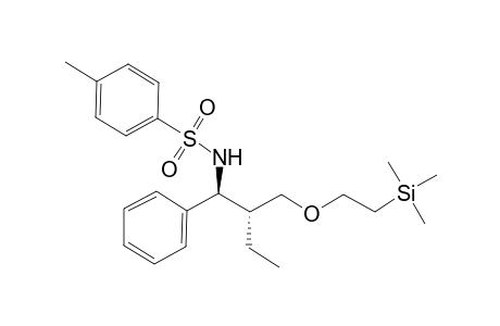 (1S,2R)-2-{[2-(Trimethylsilyl)ethoxy]methyl}-1-phenyl-N-tosylbutan-1-amine