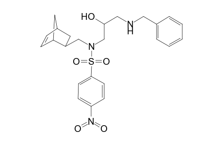 N-(3-Benzylamino-2-hydroxypropyl)-N-(bicyclo-[2.2.1]hept-5-en-exo-2-ylmethyl)-4-nitrobenzenesulfonamide