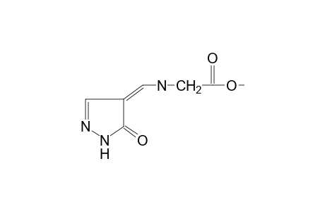N-[(5-OXO-2-PYRAZOLIN-4-YLIDENE)METHYL]GLYCINE, METHYL ESTER