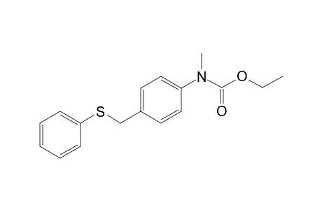 Ethyl N-methyl-N-[(4'-(phenylthiomethyl]phenyl]-carbamate