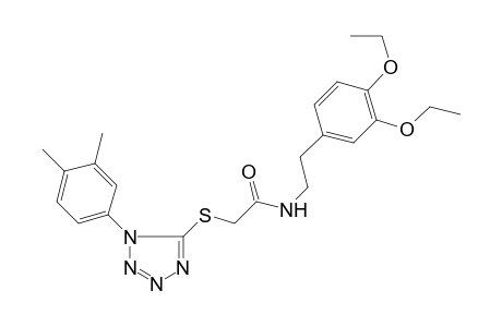 N-[2-(3,4-diethoxyphenyl)ethyl]-2-[1-(3,4-dimethylphenyl)tetrazol-5-yl]sulfanyl-acetamide
