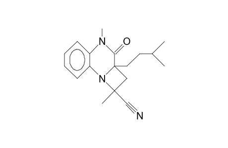 3,4-(2-Cyano-2-methyl)-ethano-3-isopentyl-3-methyl-3,4-dihydro-quinoxalin-2-one