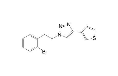1-[2-(2-Bromophenyl)ethyl]-4-(thiophen-3-yl)-1H-1,2,3-triazole