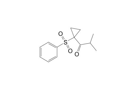 1-(2-Methylpropanoyl)-1-(phenylsulfonyl)cyclopropane