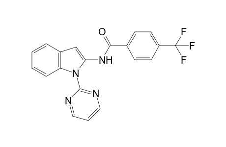 N-[1-(Pyrimidin-2-yl)-1H-indol-2-yl]-4-(trifluoromethyl)benzamide