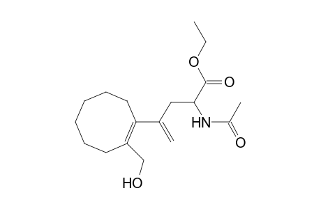 Ethyl 2-Acetamido-4-(2-[hydroxymethyl]cyclooct-1-en-1-yl)pent-4-enoate