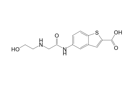 5-{2'-[(2"-Hydroxyethyl)amino]acetamido}benzo[b]thiophene-2-carboxylic Acid