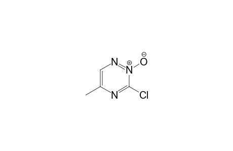 1,2,4-Triazine, 3-chloro-5-methyl-, 2-oxide