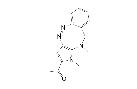 1-(10,11-DIHYDRO-1,11-DIMETHYL-1H-PYRROLO-[3,2-C]-[1,2,5]-BENZOTRIAZOCIN-2-YL)-ETHANONE