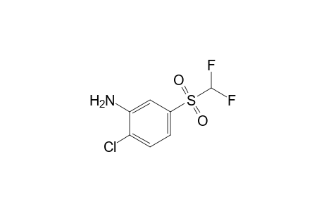 2-chloro-5-[(difluoromethyl)sulfonyl]aniline