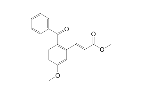 (E)-Methyl 3-(2-Benzoyl-5-methoxyphenyl)acrylate