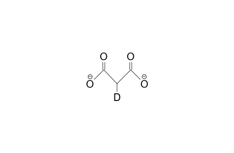 2-Monodeuterio-malonic acid, dianion