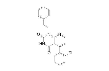 pyrido[2,3-d]pyrimidine-2,4(1H,3H)-dione, 5-(2-chlorophenyl)-1-(2-phenylethyl)-