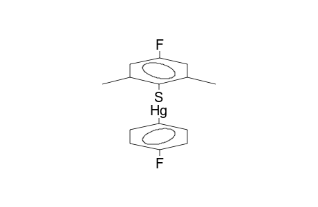 4-FLUOROPHENYLMERCURY 2,6-DIMETHYL-4-FLUOROTHIOPHENOLATE