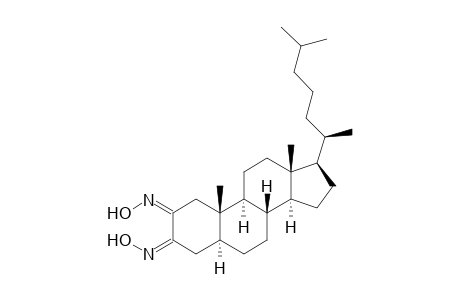 Cholestane-2,3-dione, dioxime, (5.alpha.)-