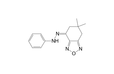 4(5H)-Benzofurazanone, 6,7-dihydro-6,6-dimethyl-, phenylhydrazone, (Z)-