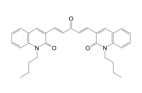 3,3'-((1E,4E)-3-Oxopenta-1,4-diene-1,5-diyl)bis(1-butylquinolin-2(1H)-one)