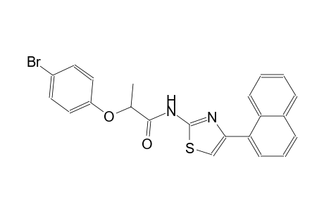 2-(4-bromophenoxy)-N-[4-(1-naphthyl)-1,3-thiazol-2-yl]propanamide