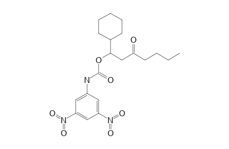 (+/-)-1-CYCLOHEXYL-1-(3,5-DINITROPHENYLCARBAMOYLOXY)-3-HEPTANONE