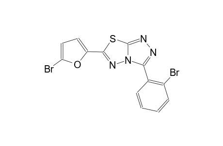 6-(5-bromo-2-furyl)-3-(2-bromophenyl)[1,2,4]triazolo[3,4-b][1,3,4]thiadiazole