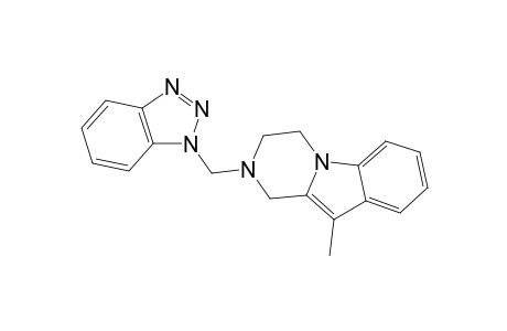 2-(BENZOTRIAZOLYL-N-METHYL)-10-METHYL-1,2,3,4-TETRAHYDROPYRAZINO-[1,2-A]-INDOLE