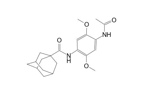 N-[4-(acetylamino)-2,5-dimethoxyphenyl]-1-adamantanecarboxamide