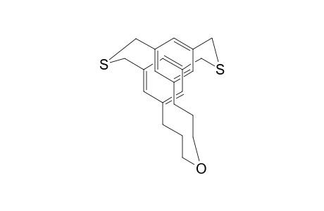 4-Oxa-15,24-dithia[7.3.3](1,3,5)cyclophane