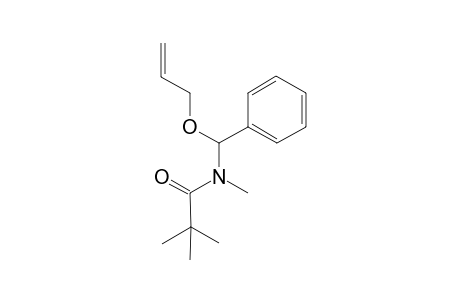 N-Methyl-N-(phenyl(2-propenyloxy)methyl)pivaloylamide