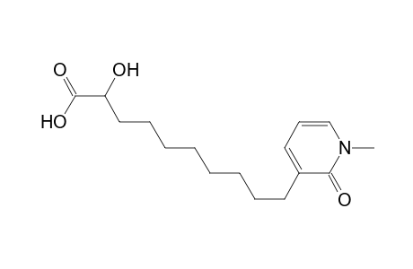 3-Pyridinedecanoic acid, 1,2-dihydro-.alpha.-hydroxy-1-methyl-2-oxo-