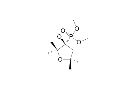 3-HYDROXY-2,2,5,5-TETRAMETHYL-3-DIMETHYLPHOSPHONO-TETRAHYDROFURANE