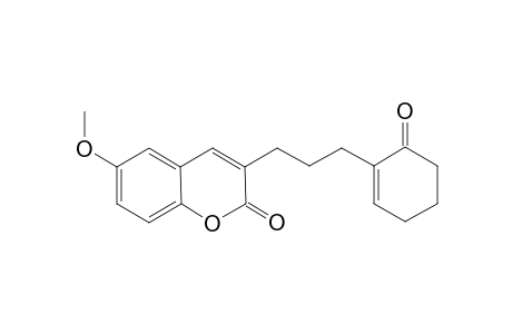 6-Methoxy-3-(3-(6-oxocyclohex-1-en-1-yl)propyl)-2H-chromen-2-one