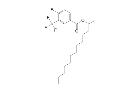 4-Fluoro-3-trifluoromethylbenzoic acid, 2-tridecyl ester