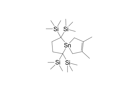 2,3-Dimethyl-6,6,9,9-tetrakis-trimethylsilanyl-5-stanna-spiro[4.4]non-2-ene