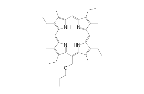 meso-1-n-propoxymethyl-3,6,9,12-tetramethyl-2,5,8,11-tetraethylporphyrin