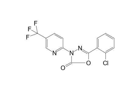 5-(2-Chlorophenyl)-3-[5-(trifluoromethyl)-2-pyridinyl]-1,3,4-oxadiazol-2(3H)-one