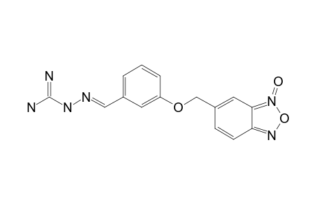 5-(3-AMIDINOHYDRAZONOPHENYLOXYMETHYL)-BENZO-[1,2-C]-1,2,5-OXADIAZOLE-N-OXIDE